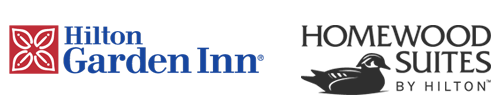 Logo for Homewood Suites and Hilton Garden Inn Charlotte South Park