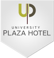 Logo for University Plaza Hotel