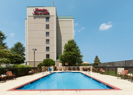 jackson hampton inn suites coliseum ms hotel downtown pool mississippi hilton